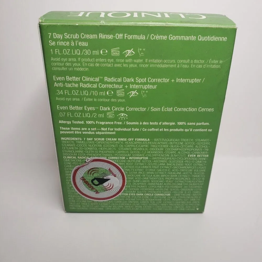 Clinique Skin School Supplies Skincare Set 7 Days to Brighter Skin